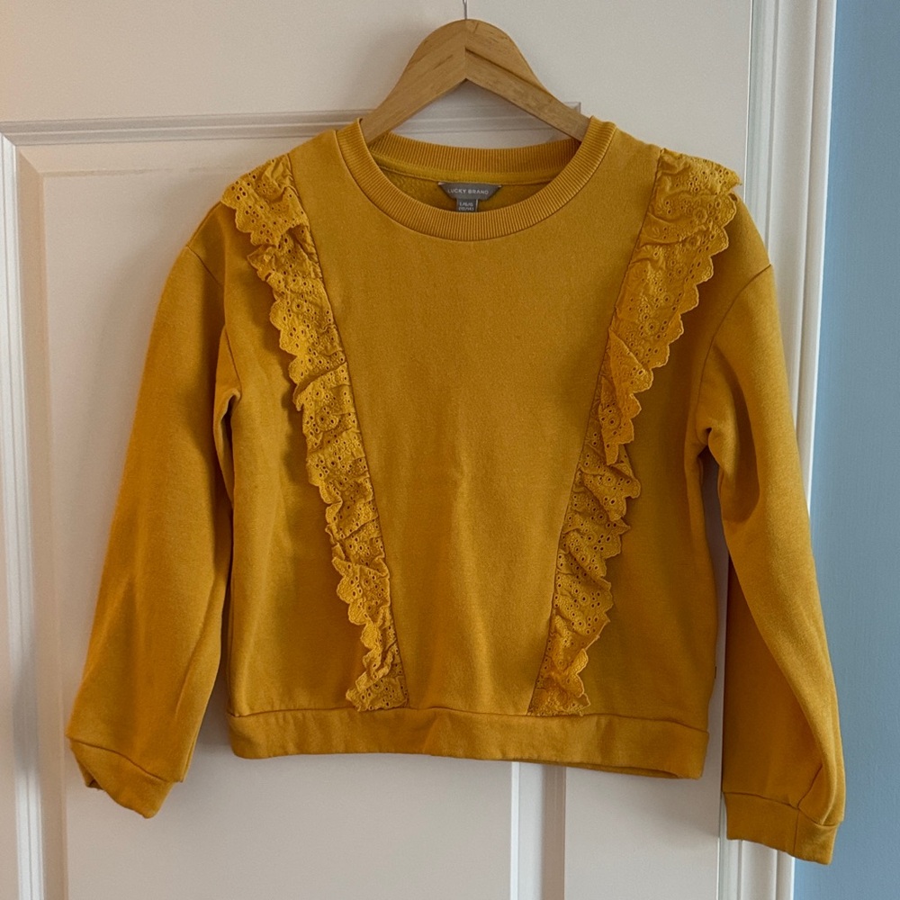 Lucky Brand Mustard Knit Top